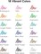Glitter Gel Ink Pens, Vibrant Glitter Gel Pens Set, Spark Your Creativity with Every Color of the Rainbow (18 Colors Capped Glitter Gel Pens)